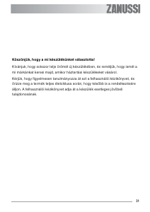 Használati útmutató Zanussi ZOU462X Tűzhely