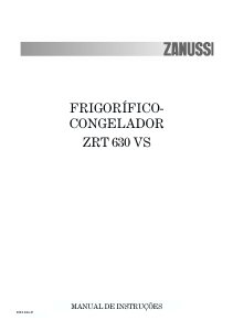 Manual Zanussi ZRT630VS Frigorífico combinado