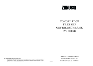 Bruksanvisning Zanussi ZV 200 R3 Frys