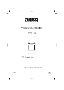 Handleiding Zanussi ZTB 180 Wasdroger