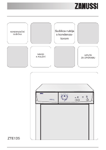 Priručnik Zanussi ZTE 135 Sušilica