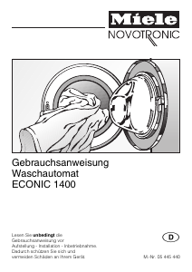 Bedienungsanleitung Miele Econic 1400 Waschmaschine