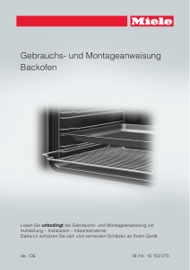 Bedienungsanleitung Miele H 2601 B Backofen