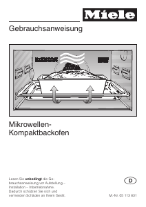 Bedienungsanleitung Miele H 177 MB Backofen