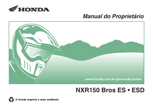 Manual Honda NXR150 Bros ES Motocicleta