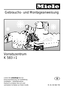 Bedienungsanleitung Miele K 583i-1 Kühlschrank
