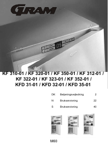 Bruksanvisning Gram KFD 31-01 Kyl-frys
