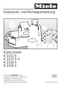 Bedienungsanleitung Miele K 2319 S Kühlschrank