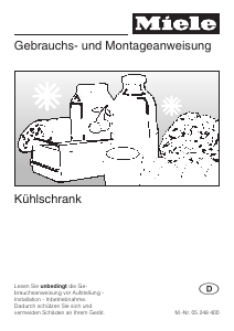 Bedienungsanleitung Miele K 2212 S Kühlschrank