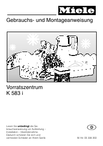 Bedienungsanleitung Miele K 583 i Kühlschrank