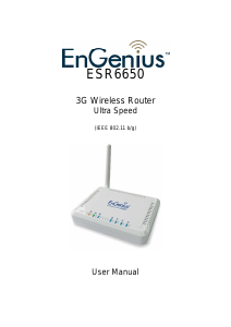 Manual EnGenius ESR6650 Router