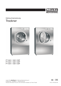 Bedienungsanleitung Miele PT 5201 NI G Trockner