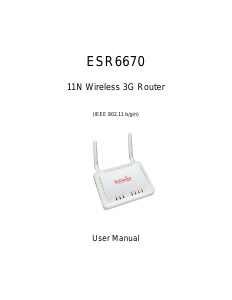 Manual EnGenius ESR6670 Router
