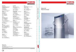 Manual Miele PG 8172 AE ECO DOS Dishwasher