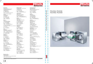 Manual Miele PG 8166 AE Dishwasher