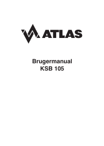 Brugsanvisning Atlas KSB 105 Køleskab