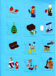 Manual Lego set 7687 City Advent calendar