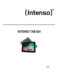 Manual de uso Intenso TAB 824 Tablet