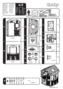 Manuale Smoby 810500 Neo Jura Lodge Casetta giocattolo