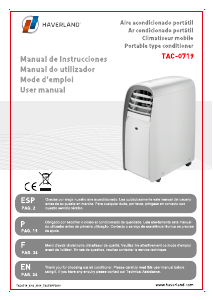 Manual Haverland TAC-0719 Ar condicionado