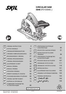 Instrukcja Skil 5840 AA Pilarka tarczowa