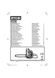 Manuale Ryobi RCS36 Motosega
