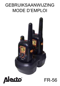 Handleiding Alecto FR-56 Walkie-talkie