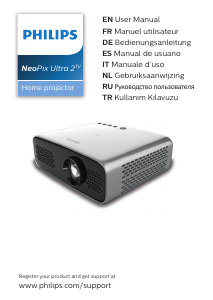 Bruksanvisning Philips NPX643 NeoPix Ultra 2 Projektor