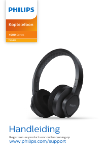 Handleiding Philips TAA4216BK Koptelefoon