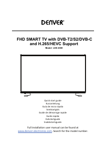 Handleiding Denver LDS-4368 UK LED televisie