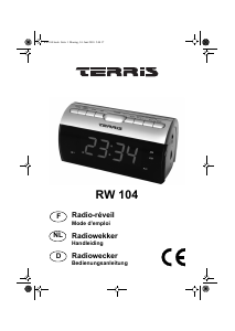 Mode d’emploi TERRIS RW 104 Radio-réveil