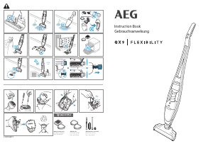 Kullanım kılavuzu AEG QX9-1-ANIS Elektrikli süpürge