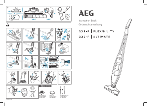 Bedienungsanleitung AEG QX9-1-P4GG Staubsauger