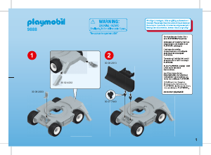 Instrukcja Playmobil set 9888 Construction Koparka