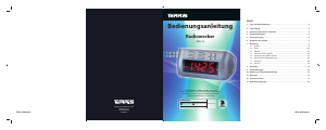 Bedienungsanleitung TERRIS RW 234 Uhrenradio
