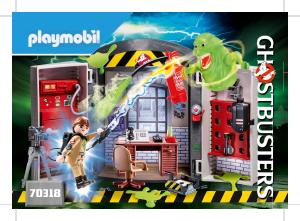 Handleiding Playmobil set 70318 Ghostbusters Speelbox