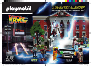 Руководство Playmobil set 70574 Back to the Future Адвент-календарь назад в будущее