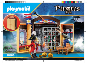 Handleiding Playmobil set 70506 Pirates Speelbox 'piratenavontuur'