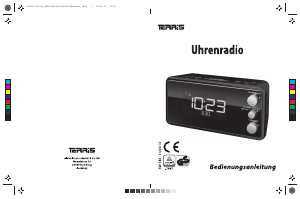 Bedienungsanleitung TERRIS RW 544 Uhrenradio