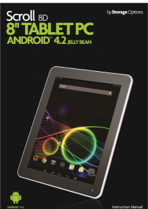 Handleiding Scroll 8D Tablet
