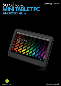 Handleiding Scroll Pocket Tablet
