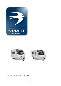 Handleiding Sprite Alpine (2015) Caravan