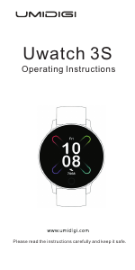 Manual de uso Umidigi Uwatch 3S Smartwatch