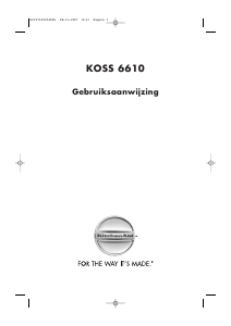 Handleiding KitchenAid KOSS 6610 Oven