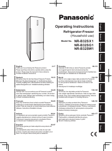 Mode d’emploi Panasonic NR-B32SW1 Réfrigérateur combiné