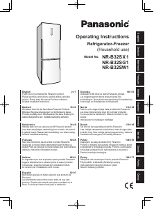 Handleiding Panasonic NR-B32SW1 Koel-vries combinatie