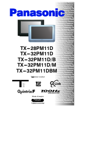 Bedienungsanleitung Panasonic TX-28PM11D Fernseher