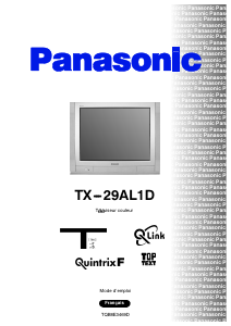 Bedienungsanleitung Panasonic TX-29AL1D Fernseher