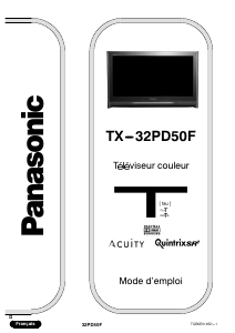 Bedienungsanleitung Panasonic TX-32PD50F Fernseher