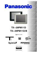 Bedienungsanleitung Panasonic TX-29PM11B Fernseher